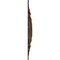 Ekena Millwork Orleans Ceiling Medallion (Fits Canopies up to 8 1/4"), 38 3/8"OD x 6 5/8"ID x 2 7/8"P, Rust CM38OLRUS - alternate 3